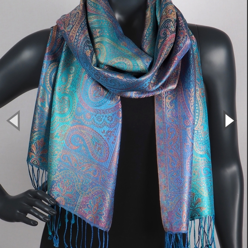 Authentic Kaani Jamawar Handwoven Shawl, Brand New